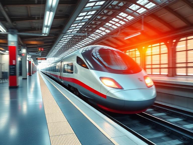 High-speed rail trips